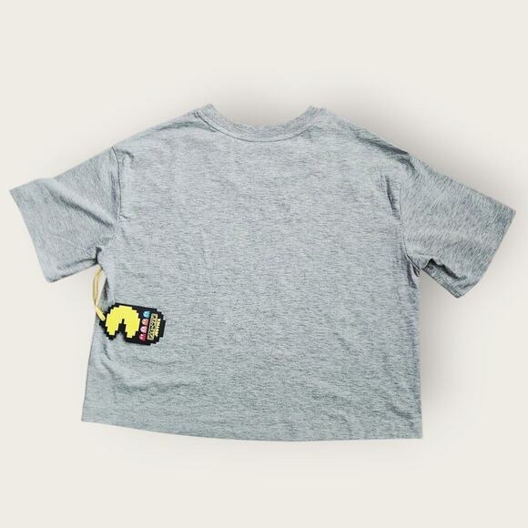 Justice Girls Pac-Man Cropped Graphic Tee Juniors Size M (10) - Picture 2 of 8